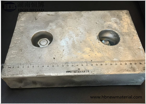 الصين أنود الزنك المضحي البحري للسفينة، أنود هال الزنك ISO DNV BV Fit Marine المزود