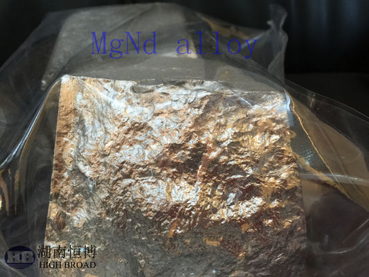 سبيكة الرئيسي المغنيسيوم النيوديميوم MgNd سبيكة تحسين قوة التمدد المزود