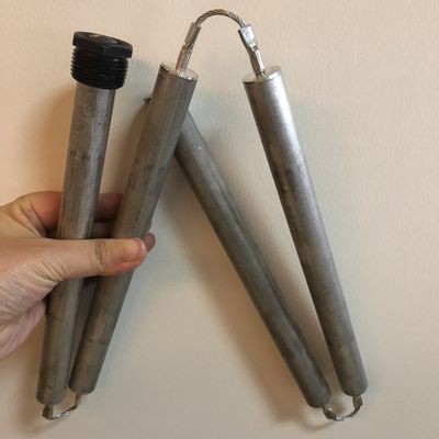 المغنيسيوم المطحون سخان المياه عصا الأنود ل سخان المياه الذكي مع رأس الصلب هكس المزود