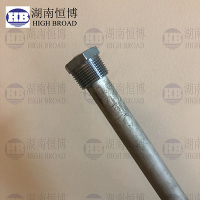 المياه الساخنة المدفئة عصا الأنود / عصا الأنود المغنيسيوم مع NPT 3/4 " 1/2 " المزود