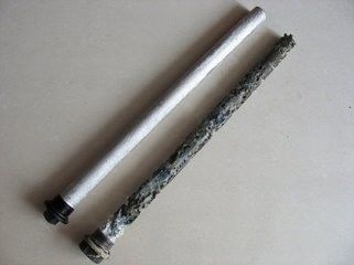 AZ31 AZ63 سبيكة المغنيسيوم سخان المياه قضبان الأندود لقبعات الفولاذ المغلف NPT BSPT 3/4 " المزود